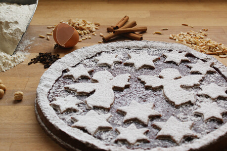 Linzertorte mit Engeln (20 cm)
