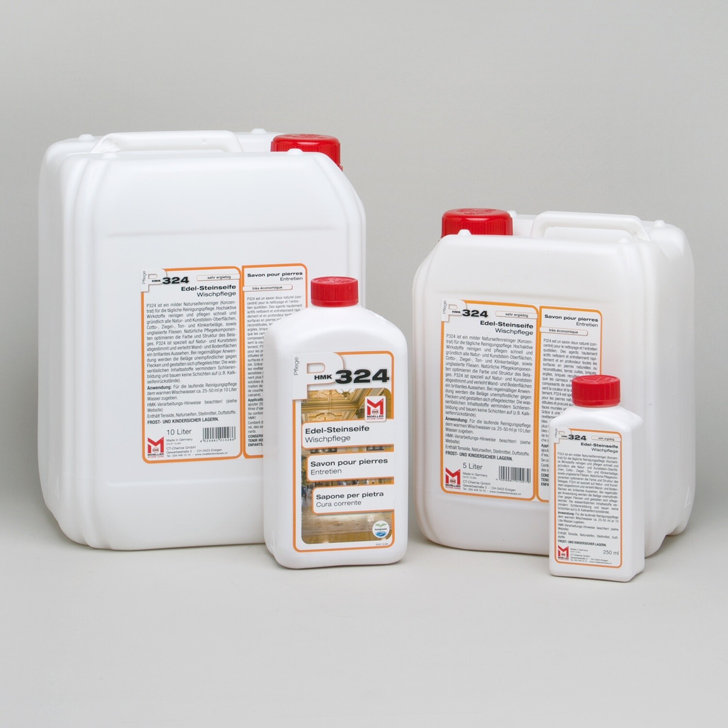 HMK P324 Edel-Steinseife (Wischpflege) - Gebinde 1 Liter