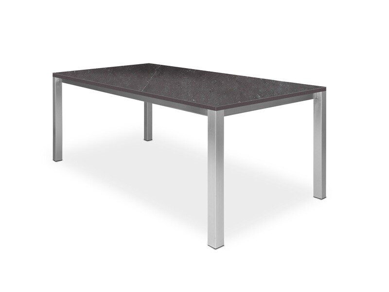 Gartentisch mit Platte Dekton Fossil 20 mm inkl. Tischgestell