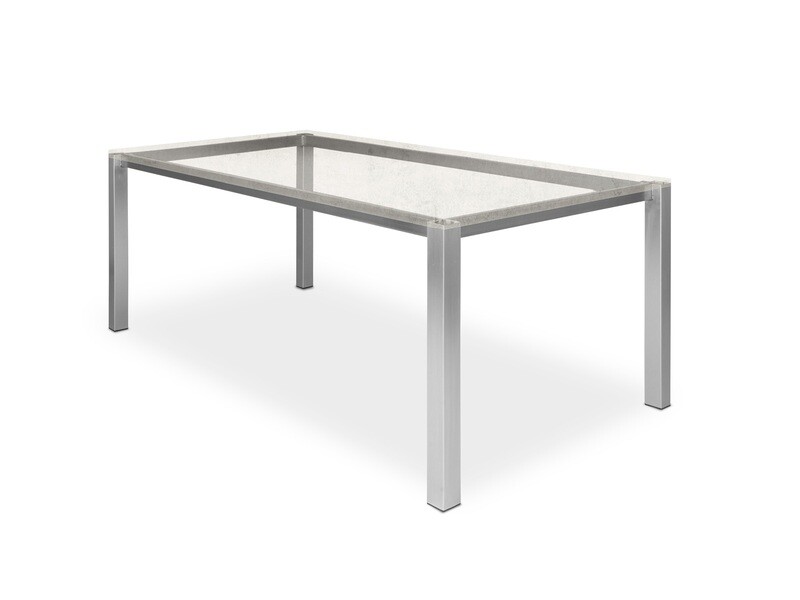 Gartentisch mit Platte Dekton Daze 20 mm inkl. Tischgestell