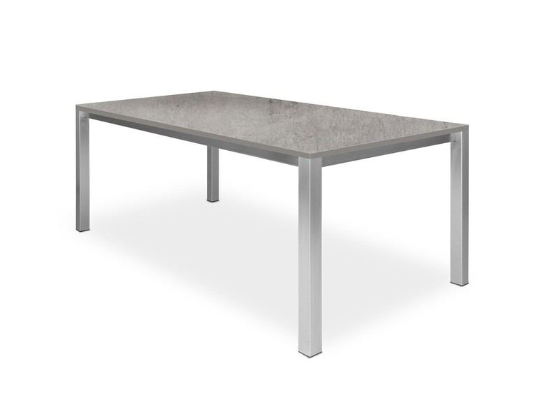 Gartentisch mit Platte Dekton Kreta 20 mm inkl. Tischgestell