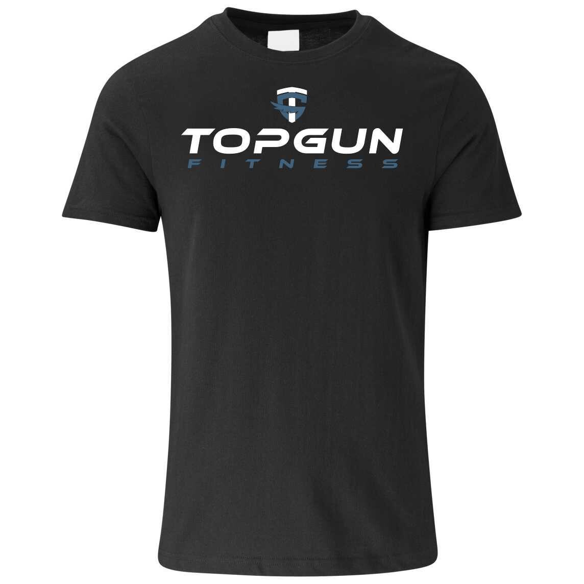 TopGun Fitness T Shirt - Black