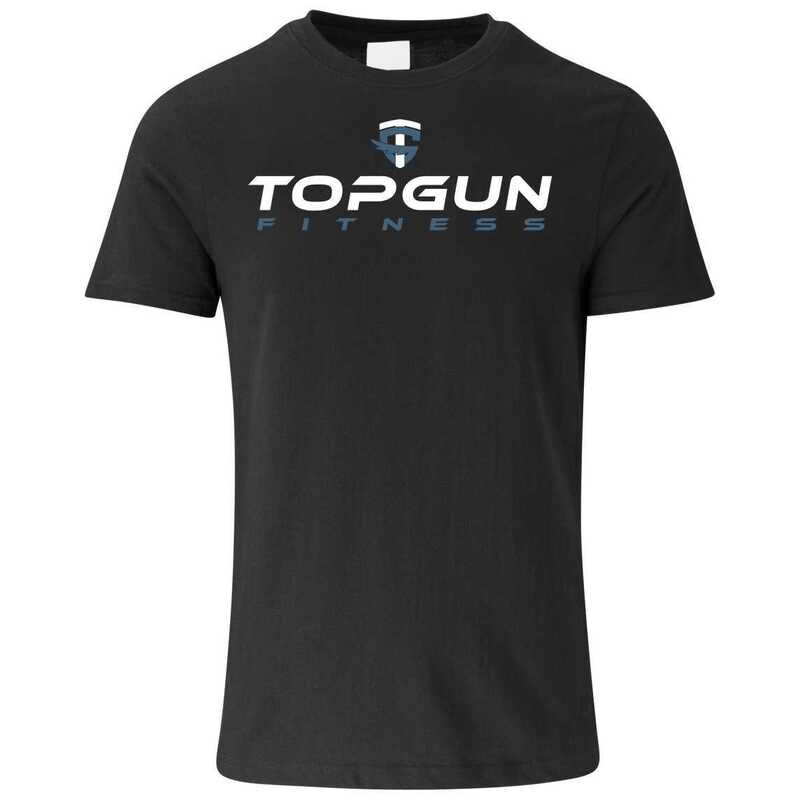 TopGun Fitness T Shirt - Black