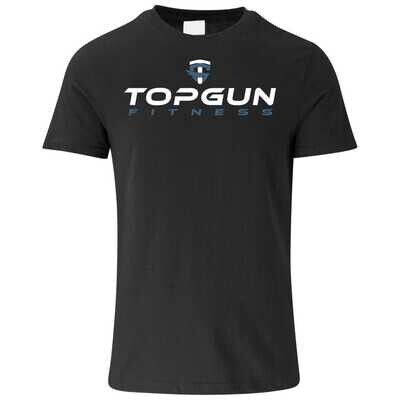 TopGun Fitness T Shirt - Black