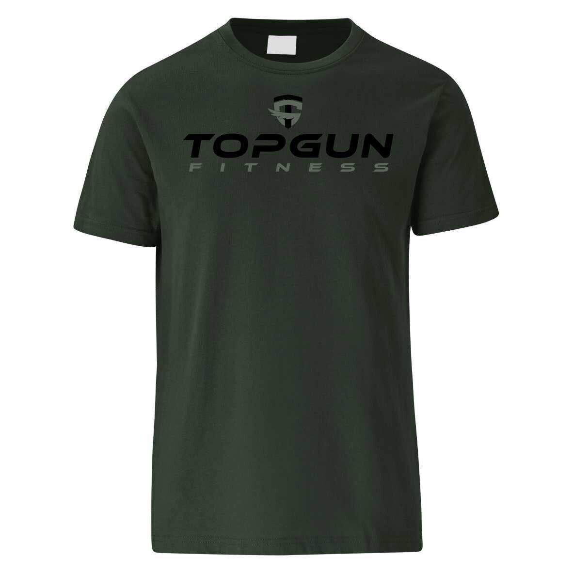 TopGun Fitness T Shirt - Bottle Green