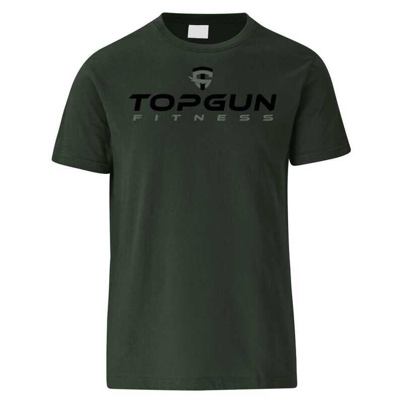TopGun Fitness T Shirt - Bottle Green
