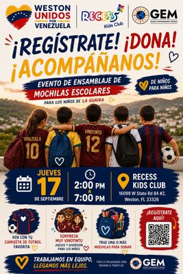 School Kit Assembly for Venezuela