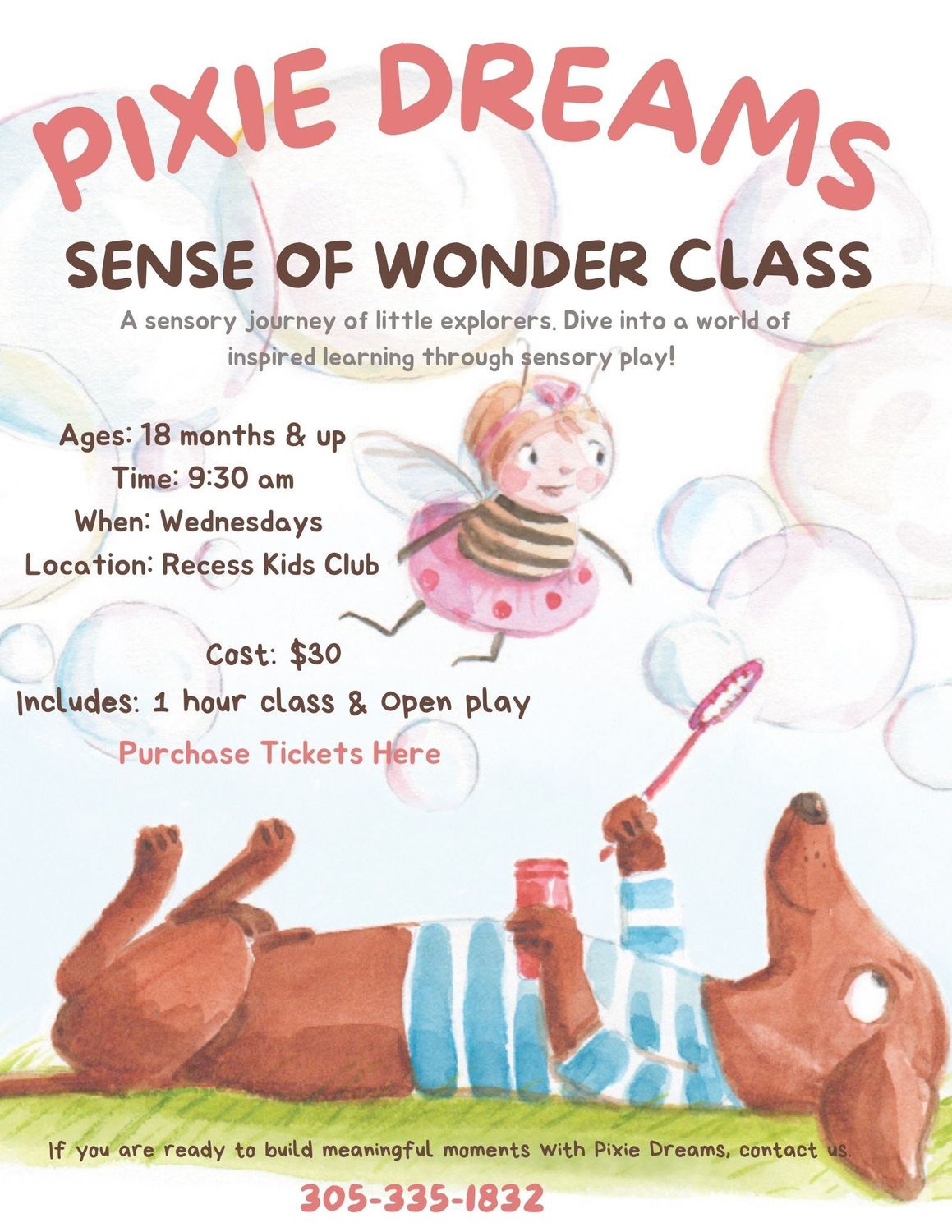 Sensory Class (1 class) - June