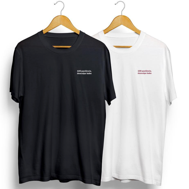 T-shirt '100 paciência'
