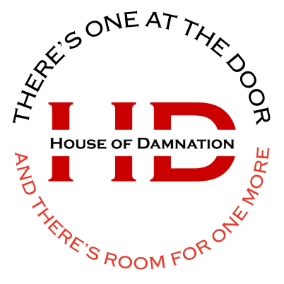 House of Damnation – Official Logo Custom Button Pin Badge (38mm)