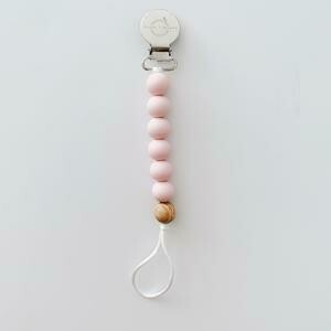 Pacifier + Teether Clip- Pink