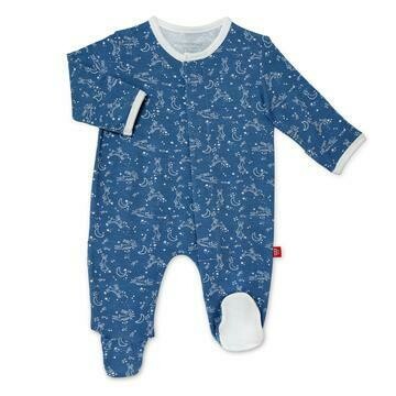 Magnetic Me Blue Sky Bunny Footie Magnetic Me Blue Sky Bunny Footie