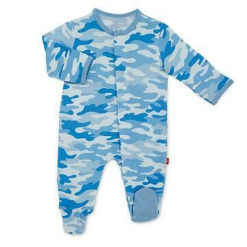Magnetic Me Blue Camo Footie Magnetic Me Blue Camo Footie