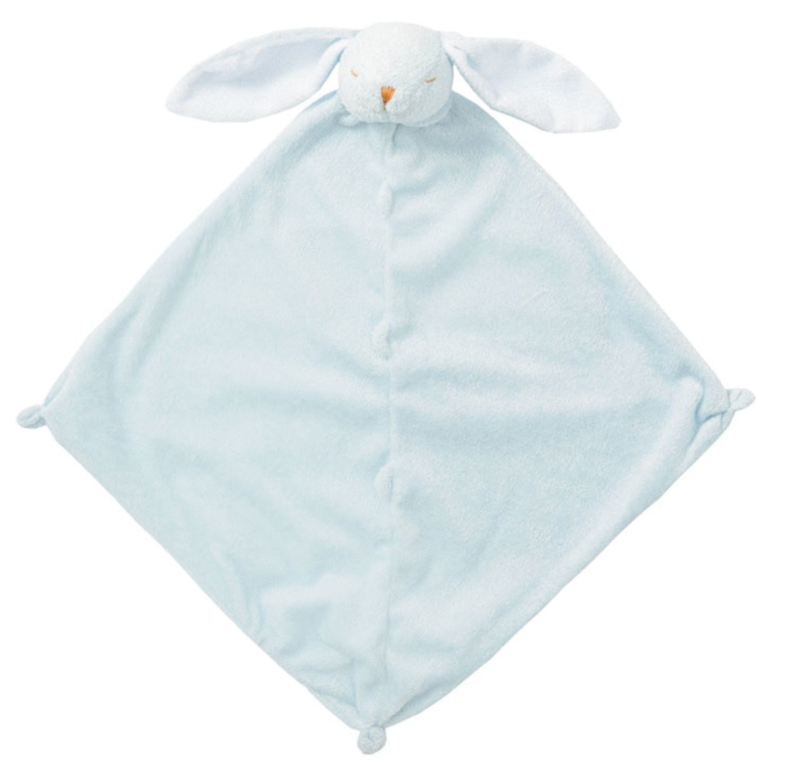 Angel Dear Bunny Lovie Blanket Blue
