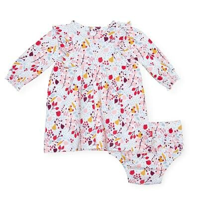 Magnetic Me PomPom Organic Cotton Dress/Diaper Cover Set Magnetic Me PomPom Organic Cotton Dress/Diaper Cover Set