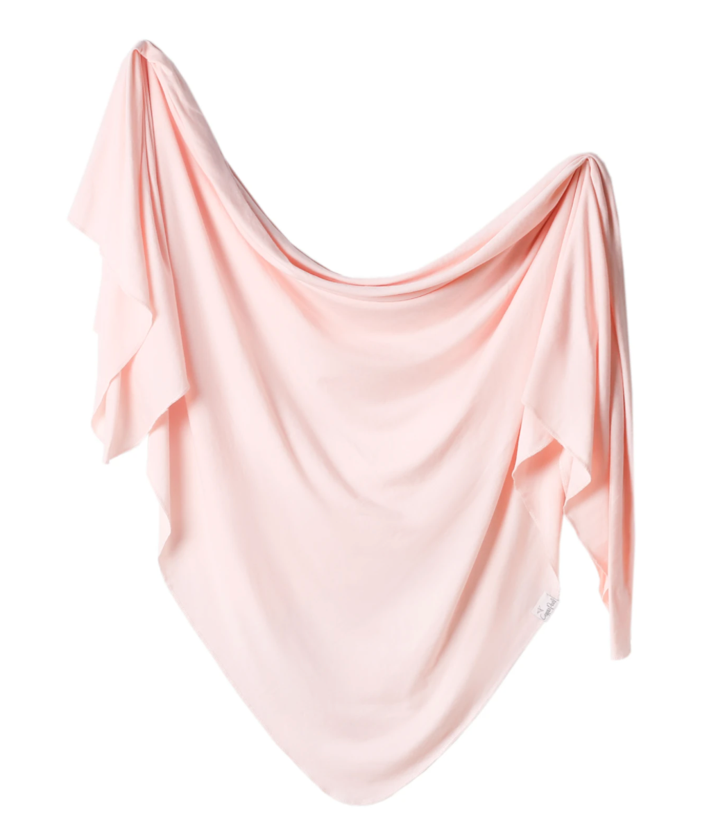 Copper Pearl Swaddle Blanket - Blush