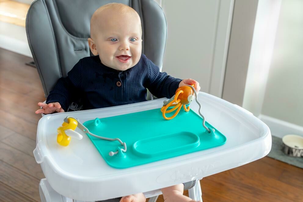 Busy Baby Placemat &amp; Teether System - Spearmint