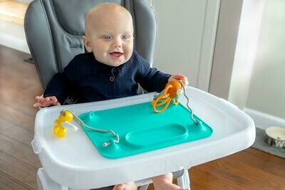 Busy Baby Placemat & Teether System - Spearmint