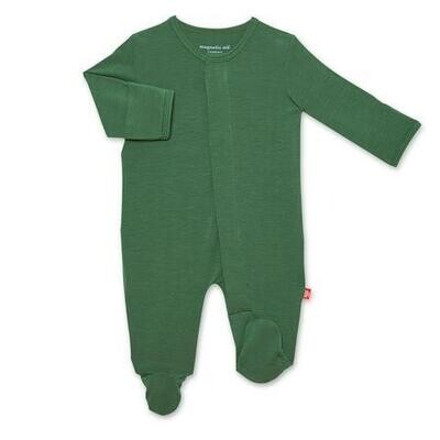 Magnetic Me Emerald Solid Footie - 6-9 mo.