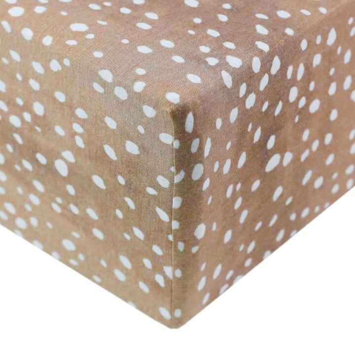 Copper Pearl Crib Sheet - Fawn