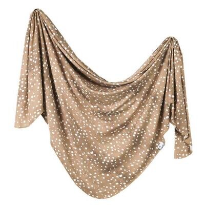 Copper Pearl Fawn Swaddle Blanket