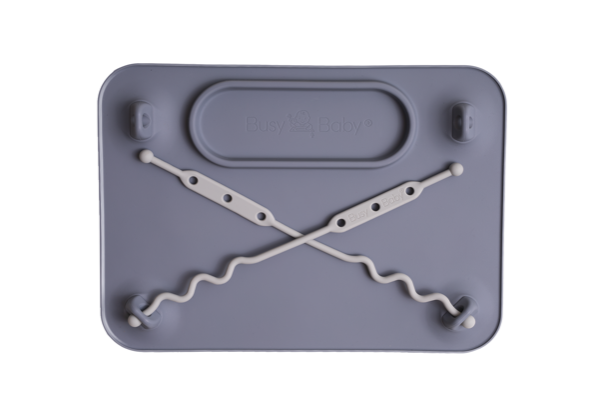 Busy Baby Placemat & Teether System - Pewter