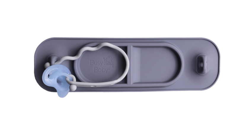 Busy Baby Mini Mat &amp; Teether System - Pewter