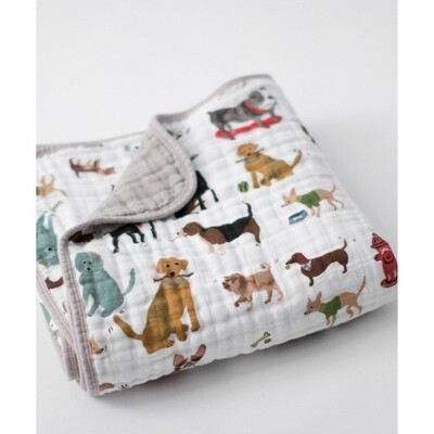 Little Unicorn Crib Quilt - Woof
