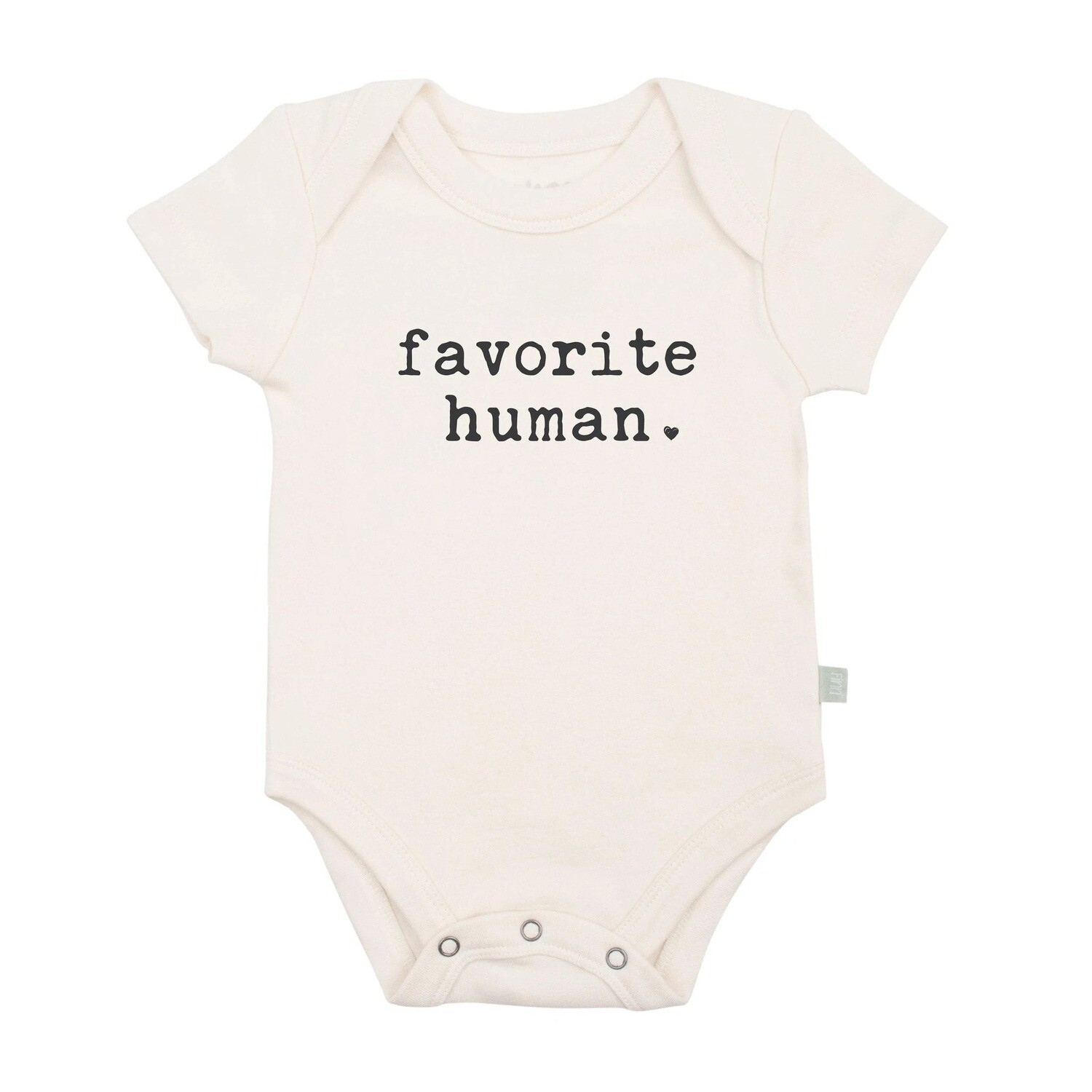 Finn &amp; Emma Favorite Human Onsie - 3-6 mo.