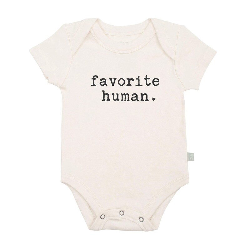Finn &amp; Emma Favorite Human Onsie - 3-6 mo.