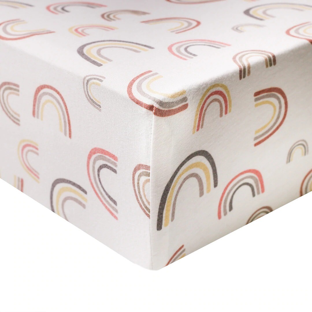 Copper Pearl Crib Sheet - Kona