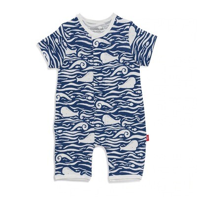 Magnetic Me Romper - Whale Hello There