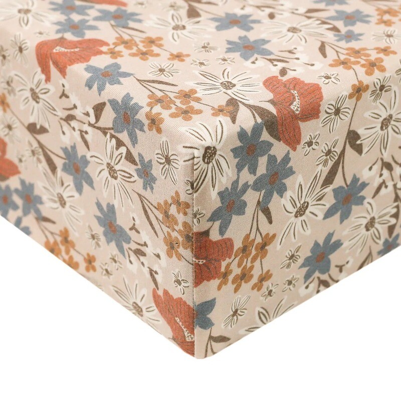 Copper Pearl Crib Sheet - Eden