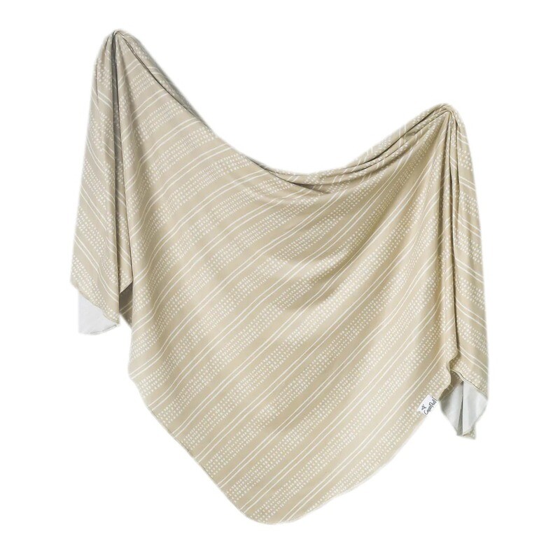 Copper Pearl Swaddle Blanket - Clay
