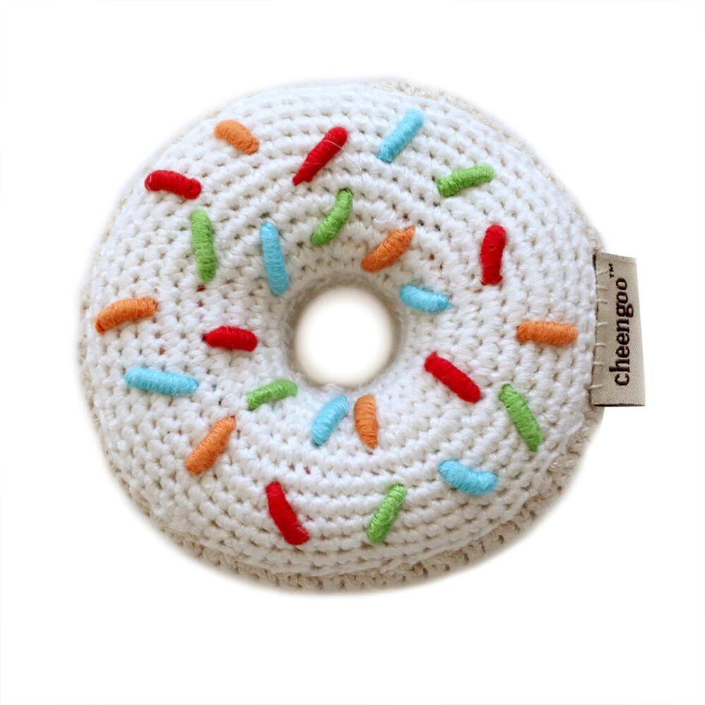 Crocheted Donut Rattle