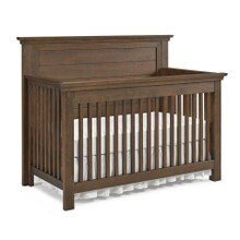 Dolce Baby Lucca Crib+ Dresser Package - Weathered Brown