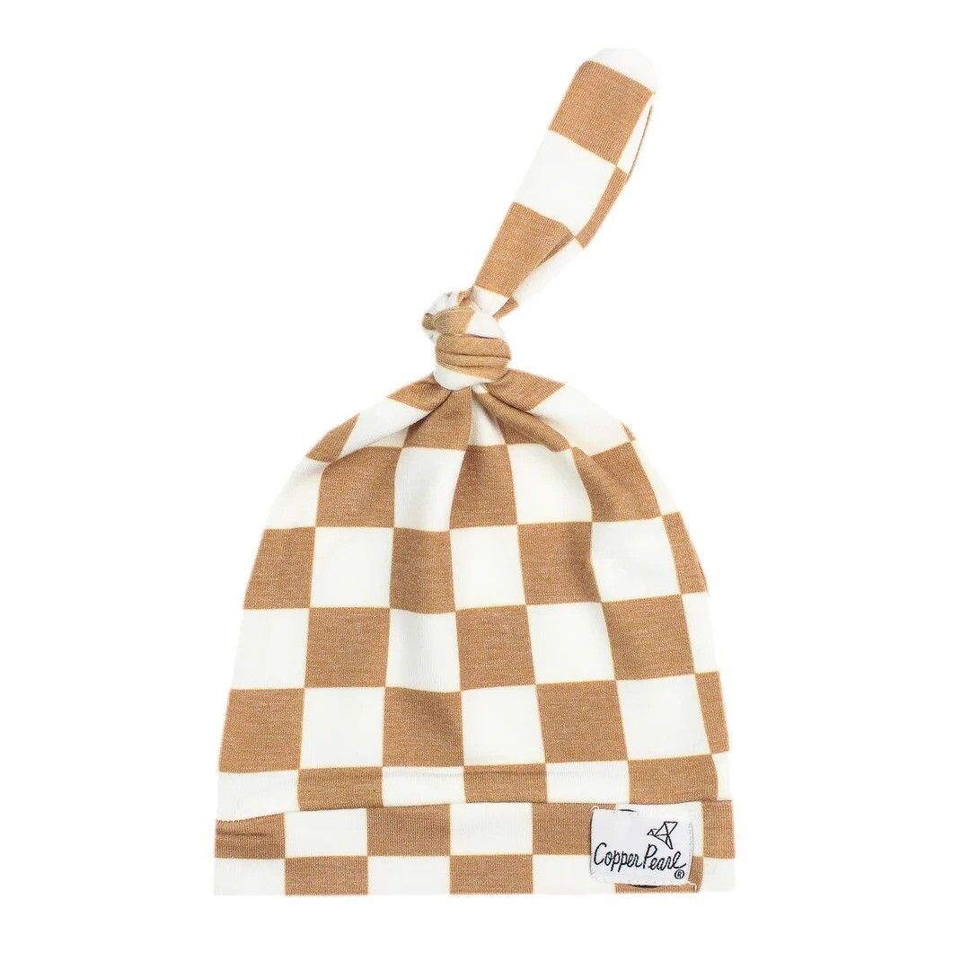 Copper Pearl Knotted Hat - Rad