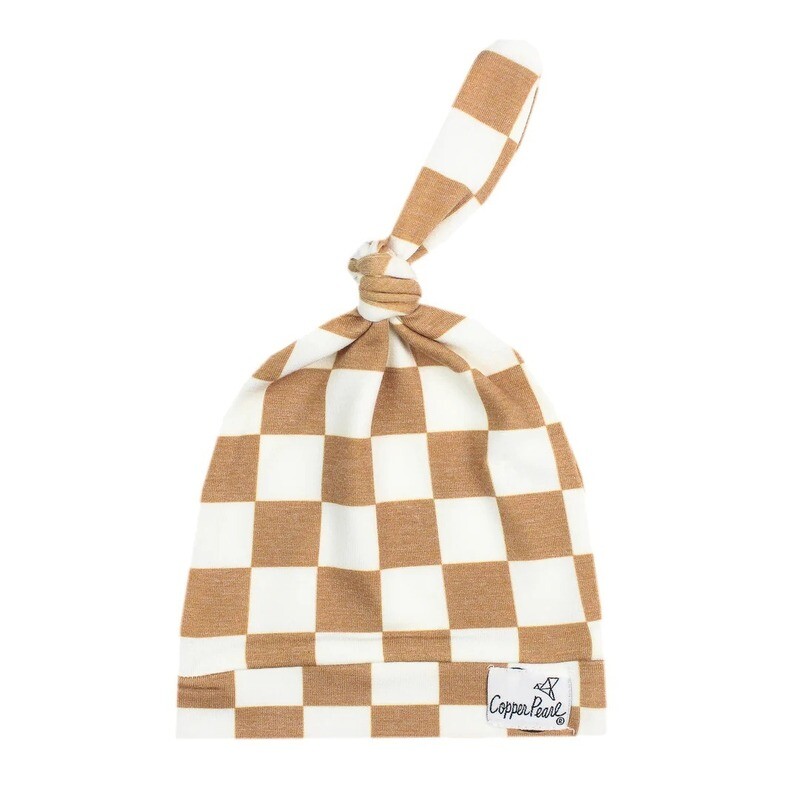 Copper Pearl Knotted Hat - Rad