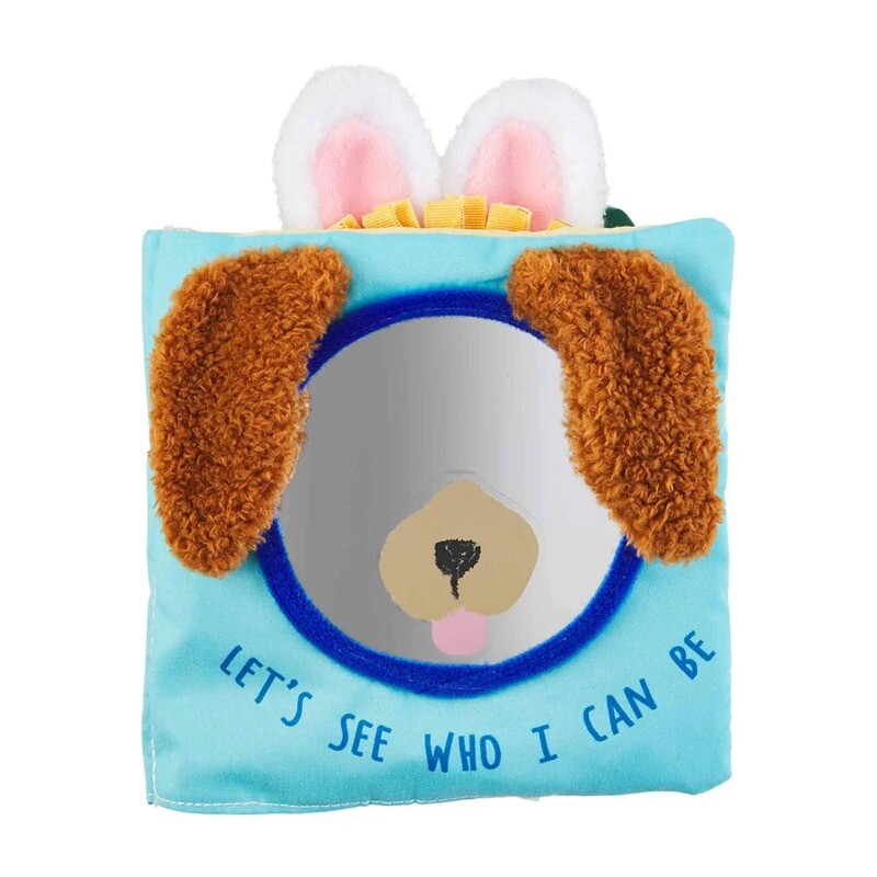 Mudpie Let&#39;s See Who I Can Be Cloth/Mirror Book