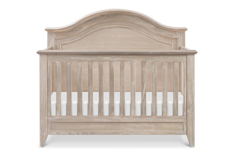 Beckett Convertible Curve Top Crib - Sandbar