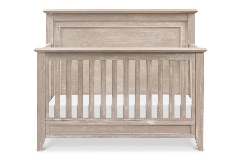 Beckett Convertible Flat Top Crib - Sandbar