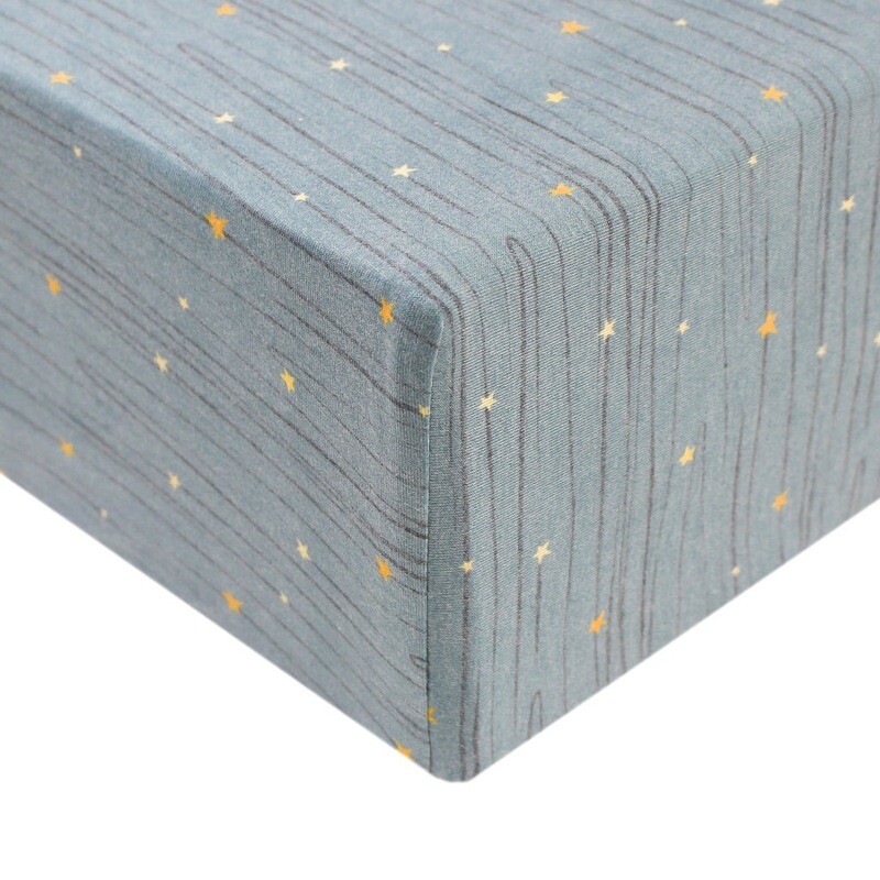 Copper Pearl Crib Sheet - Starlight