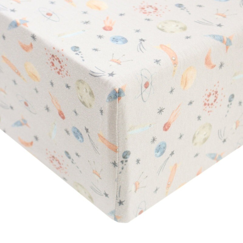 Copper Pearl Crib Sheet - Cosmos