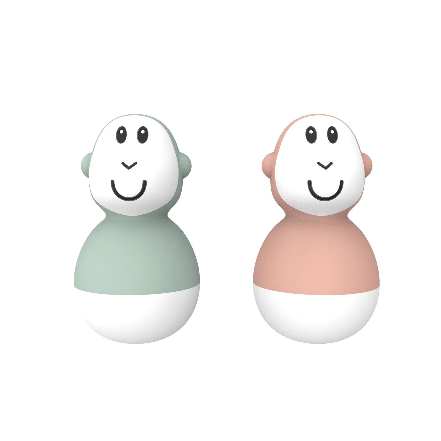 Bathtime Wobblers - Mint Green &amp; Dusty Pink