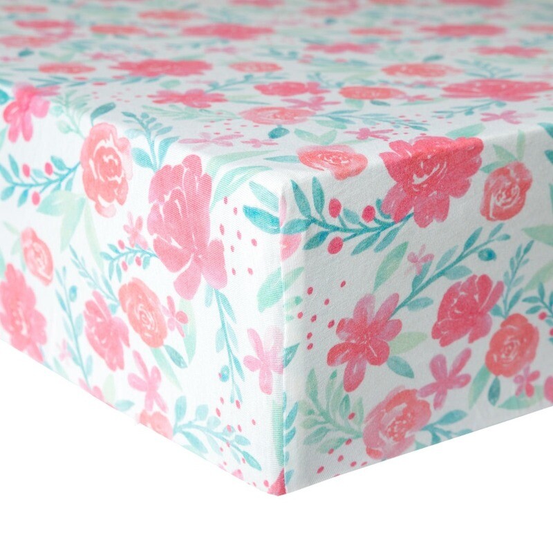 Copper Pearl Crib Sheet - June