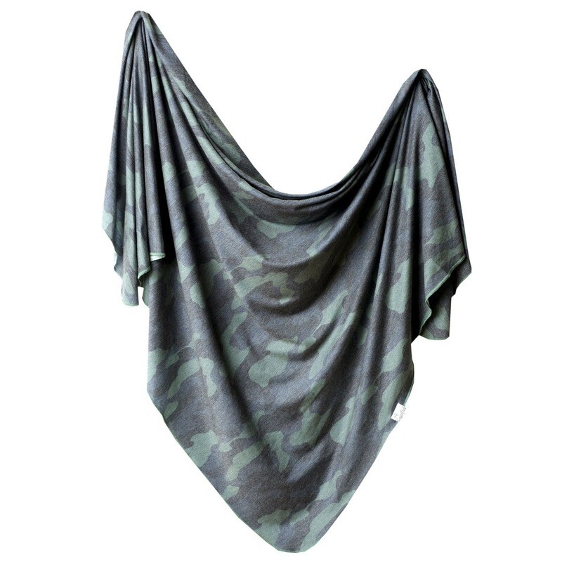 Copper Pearl Swaddle Blanket - Hunter