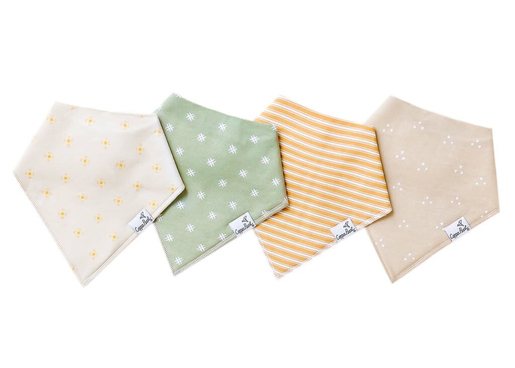 Copper Pearl Bandana Bibs (4 pack) - Santa Fe