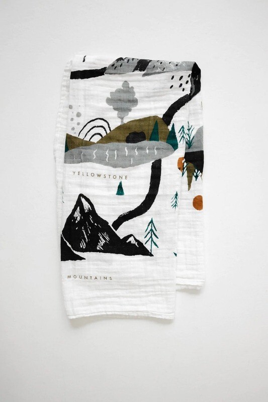 Clementine Kids National Parks Swaddle Blanket