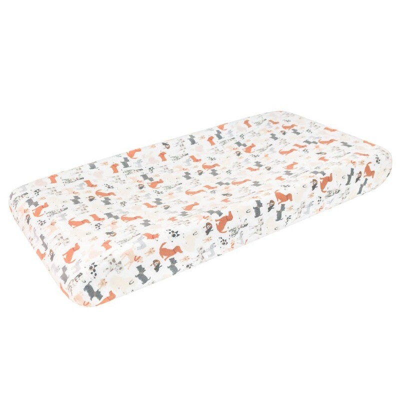 Copper Pearl Changing Pad Cover - Rufus