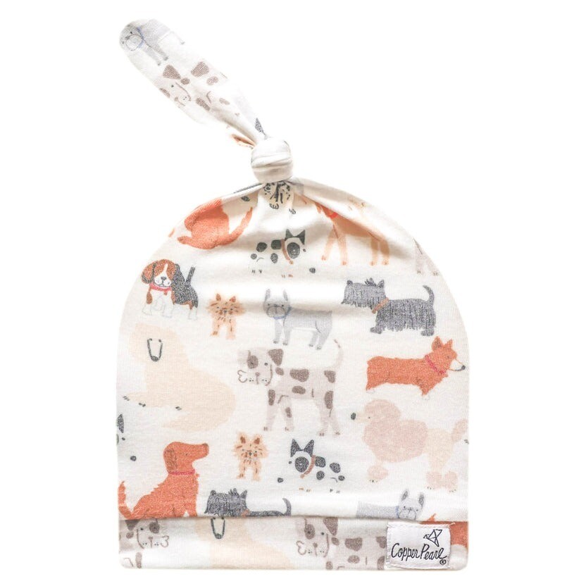 Copper Pearl Knotted Hat - Rufus